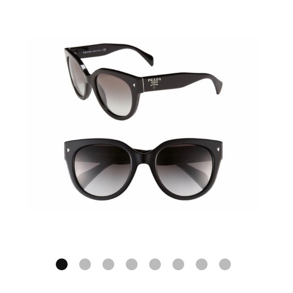 Prada Accessories - PRADA/ BLACK CAT EYE/ 54MM